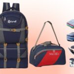 Kyros Rucksack And Db Bag Combo Pack For Men And Women-Blue Rucksack -65 L(Blue) Rucksack  – 65 L(Blue)