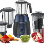 Prestige Supreme 750 W Juicer Mixer Grinder(Atlas Supreme | 4 Jars | Black, Blue)