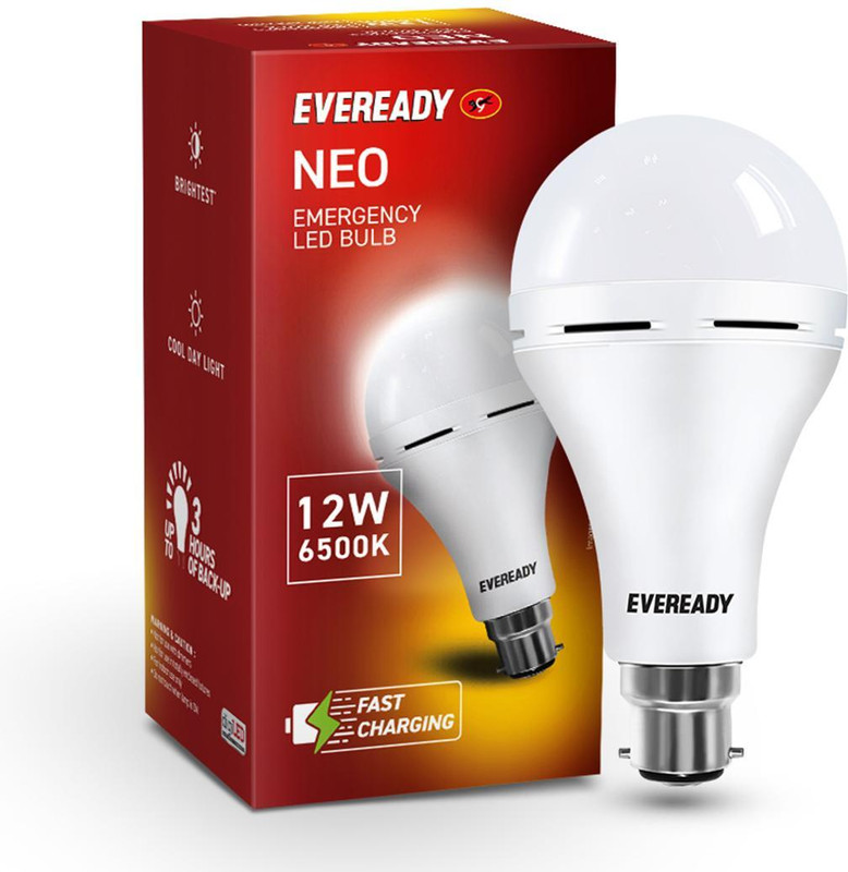 Eveready 12 W Inverter Standard B22 D Inverter Bulb(White)