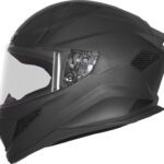 Steelbird Sbh-25 Rudra Isi Certified Full Face Helmet For Men And Women Motorbike Helmet(Dashing Black)