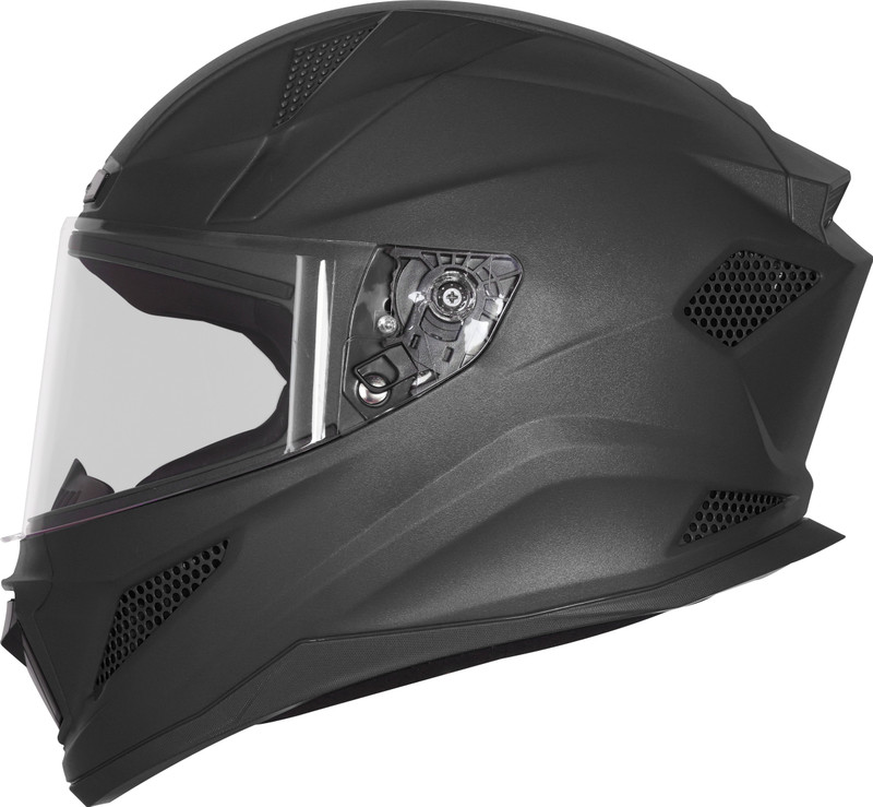 Steelbird Sbh-25 Rudra Isi Certified Full Face Helmet For Men And Women Motorbike Helmet(Dashing Black)