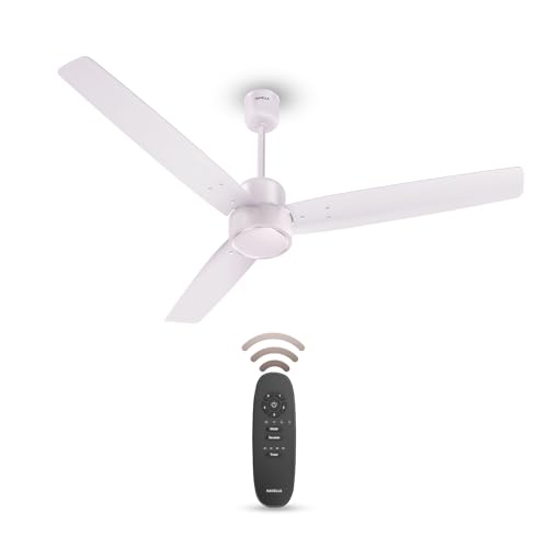 Havells Fab Bldc Ceiling Fan 1200Mm, 350 Rpm, Savings Upto 65%, Reverse Rotation, 4 Modes (Boost, Sleep, Breeze, Mop), Low Wattage 30W, Low Noise, Air Flow:225 Cmm, 3 Year Warranty, Blush Ivory