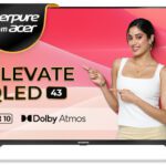 Acerpure By Acer Elevate Tv 108 Cm (43 Inch) Qled Ultra Hd (4K) Smart Google Tv With Bezel-Less | Google Os | Vrr | Allm | Dolby Atmos(Ap43Ug51Qevtd)