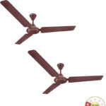 Orient Electric Ujala Air Bee Star Rated 1 Star 1200 Mm 3 Blade Ceiling Fan(Brown | Pack Of 2)