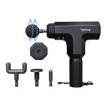 Lifelong Gun Massager For Pain Relief – Massage Gun Machine For Fully Body – Corded Gun Massager With 6 Speed Setting For Muscle Massage Of Back, Neck, Shoulder, Hand, Foot & Leg For Daily Use, Black