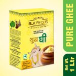 Blk Foods Pure Ghee 1 L | Rich In Texture (Danedar) | No Artificial Color Or Fragrance Ghee Tetrapack(1 L)