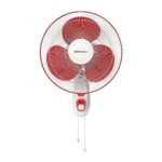 Bajaj Frore Neo 400 Mm Wall Mount Fan | Wall Fan For Kitchen & Home | Smooth Oscillation | 100% Copper Motor | High Air Delivery | 3-Speed Control | Rust Free | 2-Yrs Warranty 【Red】