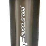 Musclefood Athletics Premium Typhoon Plastic Gym Shaker | 100% Leakproof With Whisk Ball 700 Ml Shaker(Pack Of 1, Black, Plastic)