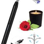 Remich 360 Degree Flexible Rechargeable Electric Kitchen Lighter For Gas Candle_Stove Steel Electronic Gas Lighter(Multicolor, Pack Of 1)