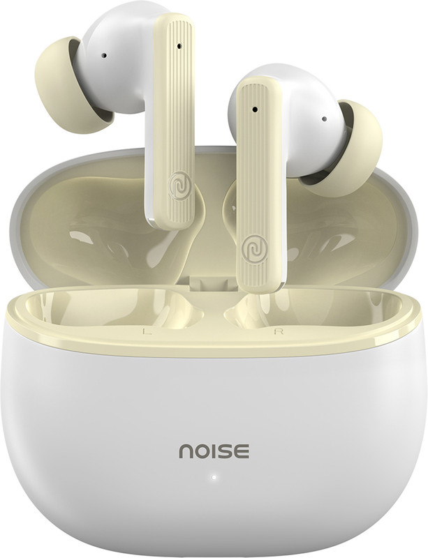Noise Air Buds 3 With 45 Hours Playtime, Environmental Noise Cancellation, Quad Mic Bluetooth(Serene White, True Wireless)