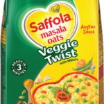 Saffola Masala Oats,Veggie Twist |Anytime Snack |Ready In 3 Mins |No Added Preservatives Pouch(1 Kg)