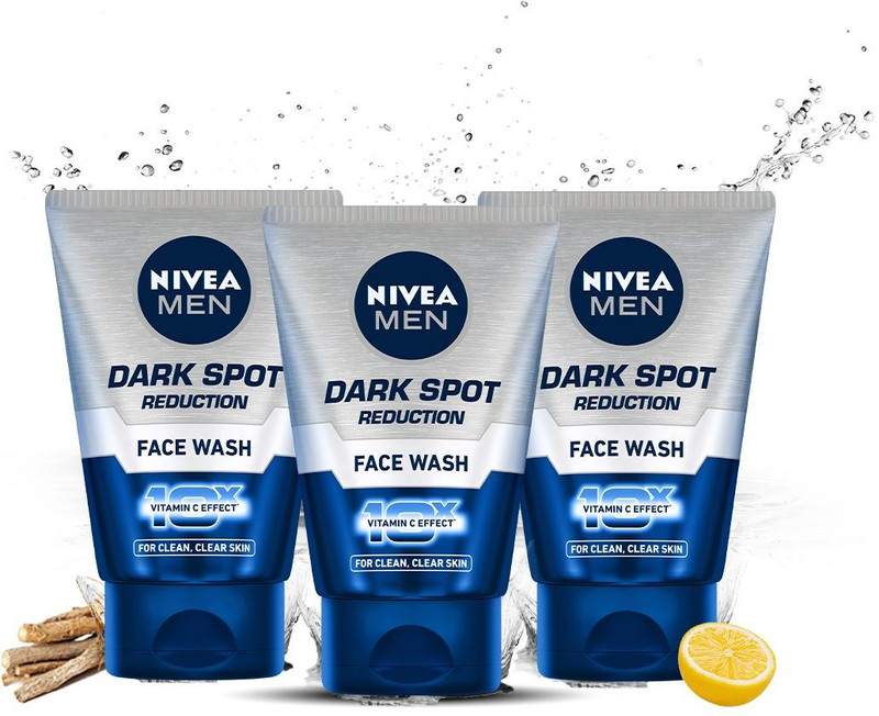 Nivea Men Dark Spot Reduction Combo With 10X Vitamin C Effect, Licorice, Face Wash(300 G)