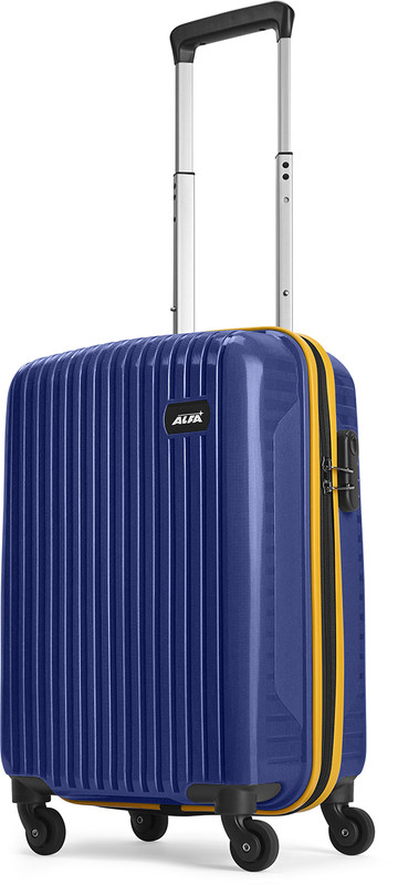 Alfa By Vip Excel Polypropylene | Trolley Bag With Combination Lock Cabin Suitcase 4 Wheels – 21 Inch