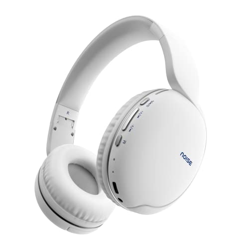 Noise Two Wireless On Ear Headphones With 50 Hours Playtime, Low Latency(Up To 40Ms), 4 Play Modes, Dual Pairing, Bt V5.3 (Calm White)