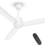 Havells Ambrose Slim With 2 Year Warranty Bldc Motor With Remote 1200 Mm Ceiling Fan(5 Star | Elegent White | Pack Of 1)