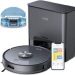 Ilife T20S Self Emptying Lidar Robot Vacuum & Mop @5000Pa Suction, Smart App Control Robotic Floor Cleaner With 2 In 1 Mopping And Vacuum, Reusable Dust Bag, Anti-Bacterial Cleaning (Wifi Connectivity, Google Assistant And Alexa)(Space Gray)