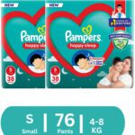 Pampers All-Round Protestation Anti-Rash Lotion With Aloe – S(80 Pieces)
