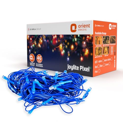 Orient Joylite Led Pixel Strip Light For Home Decoration | Direct Plug-In | 46 Leds | Pack Of 1 (10 Meter, Pixel Blue)