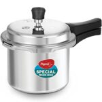 Pigeon By Stovekraft 12736 Aluminium Pressure Cooker 3 Litre Non Induction Base Outer Lid (Silver)