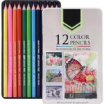 Corslet Pack Of 12 Oil Colour Pencils Set | Bright And Strong For Artists | Non-Toxic Colouring Set | Safe For Children | Diwali Gifts | Multicolor