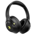 Goboult Flex On Ear Bluetooth Headphones With 80H Playtime, 40Mm Bass Drivers, Zen™ Enc Mic, Type-C Fast Charging, Bluetooth 5.4, Aux Option, 60Ms Low Latency, Ipx5, Wireless Headphone (Jet Black)