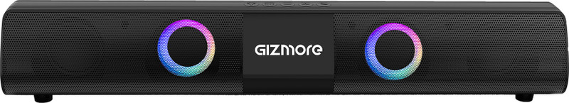 Gizmore Gizbar 2000 Portable Powerfull Bass Soundbar With Equalizer Modes 20 W Bluetooth Soundbar(Black, Stereo Channel)