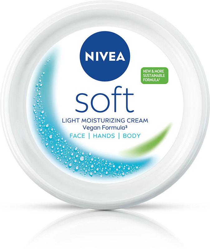 Nivea Soft Light Moisturizer Cream For Face, Hand & Body, With Vitamin E & Jojoba Oil(300 Ml)