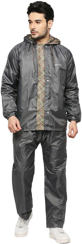 Citizen Checkered Men Rain Suit
