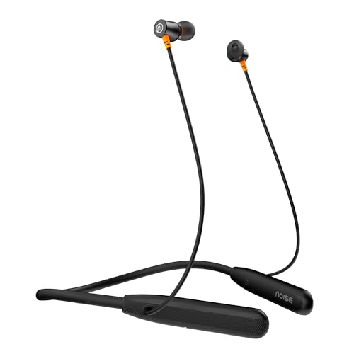 Noise Newly Launched Airwave Bluetooth In Ear Neckband With 50H Of Playtime, 3 Eq Modes, Enc For Calling, Low Latency(Upto 50Ms), 10Mm Driver, Bt V5.3(Jet Black)