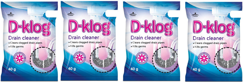 Pidilite D-Klog Drain Cleaner Powder Powder Drain Opener(40 G, Pack Of 4)