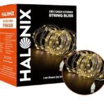 Halonix Plastic Bliss 10 Meter Led Rice Light | Decorative Light | Fairy Light | Usb Powered | String Light | Diwali Light | Warm White| Pack 1 |Diwali Lights For Decoration For Home