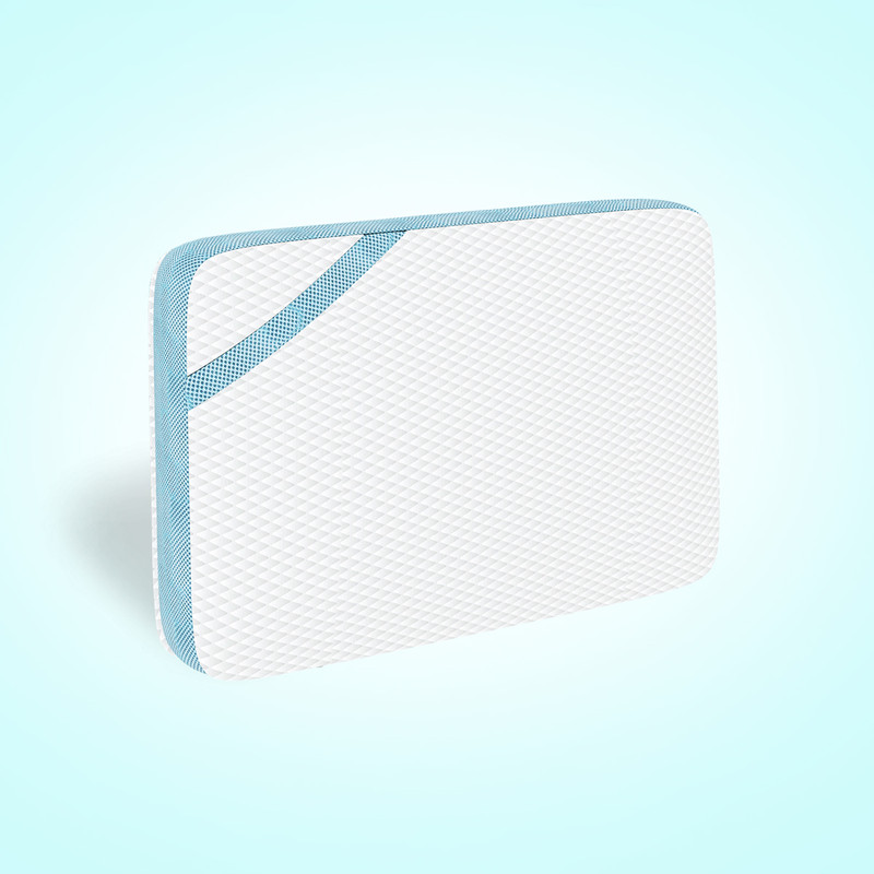 Flipkart Perfect Homes Mattresses Orthopaedic Memory Foam Pillow For Neck & Spine Support Memory Foam Solid Orthopaedic Pillow Pack Of 1(Sky)