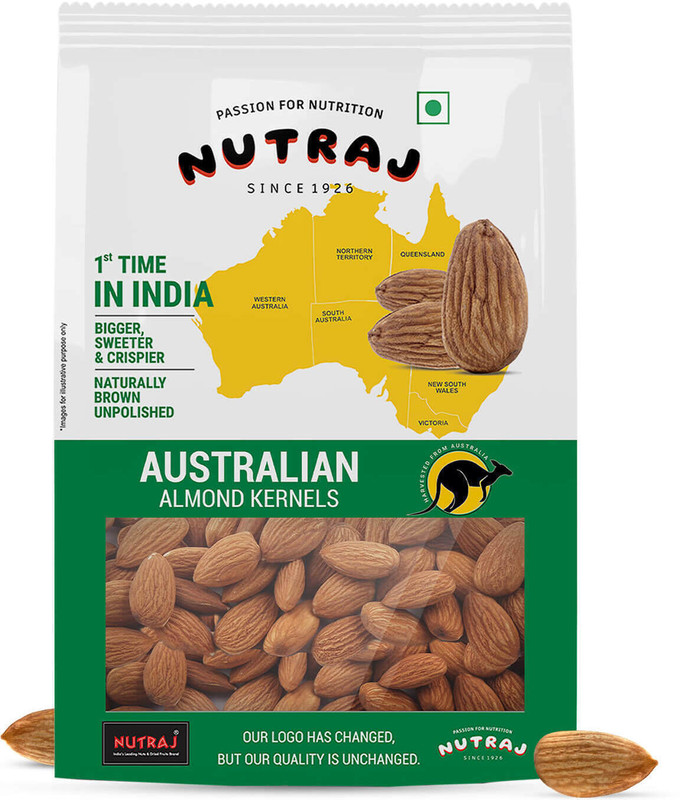Nutraj Australian Almond Kernels 500G, Australian Badam 500G, Almonds(1 X 500 G)