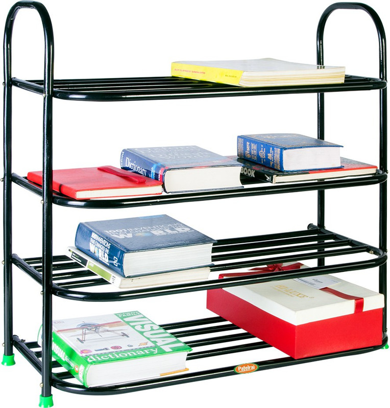 Flipkart Perfect Homes Studio Metal Open Book Shelf(Finish Color – Black, Diy(Do-It-Yourself))
