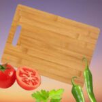 Sumago Trading Kitchen Household Tough & Durable Poly Cutting Wooden Cutting Board(Brown Pack Of 1 Dishwasher Safe)