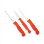 Ritu Stainless Steel Kitchen Knife Set Of 3 | Small Size | Sharp Blades For Effortless Cutting, Chopping & Slicing | Lightweight, Durable & Easy To Use For Everyday Cooking | Multicolor