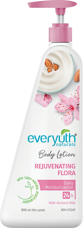 Everyuth Naturals Rejuvenating Flora Body Lotion| For Deep Hydrating Skin Nourishment(500 Ml)