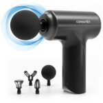 Caresmith Charge Go Massage Gun | Body Massager For Pain Relief | Massage Gun For Back Leg & Full Body | 4 Specialized Heads For Full Body Pain Relief