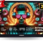Uniboom Ultima 60 Cm (24 Inch) Hd Ready Led Tv 2025 Edition With 30W Sounbar Edition – Aura Vision+ Display – Monitor Support – 2 Hdmi(24N-Ultima)