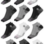Swagr 12 Pairs Sports Cotton Ankle Length Socks For Men, Pack Of 12., Assorted