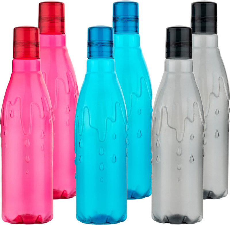 Flipkart Smartbuy 1100 Ml Pet Bottle(Pack Of 6, Multicolor)
