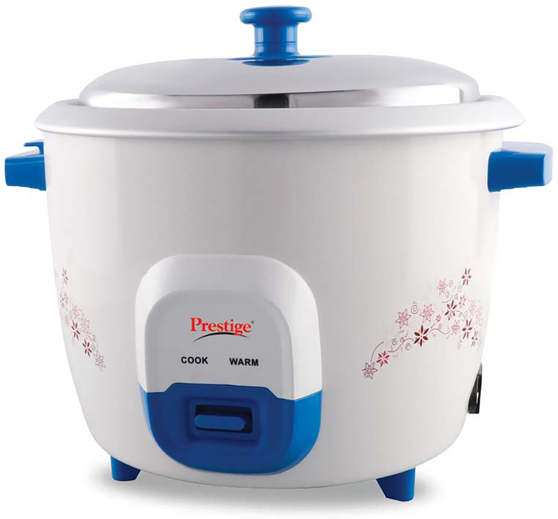 Prestige Atlas Delight Electric Rice Cooker(1 L, Blue)