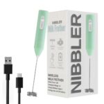 Nibbler Home Rechargeable Milk Frother & Coffee Whisker With Dual Spring Technology | 1 Year Replacement Warranty | Easy Storage