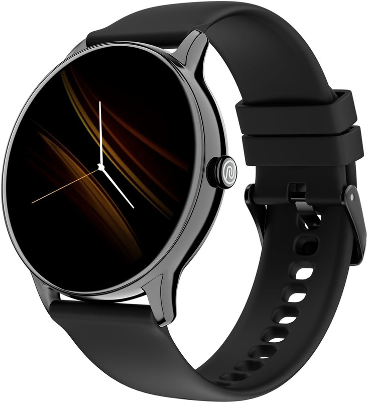 Noise Twist Go 1.39” Display, Bluetooth Calling, Metallic Finish, 100 Sports Modes Smartwatch(Jet Black Strap, Regular)