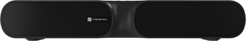 Portronics Decibel 20 16W Wireless , Hq Sound, Long Playtime 16 W Bluetooth Soundbar(Black, Stereo Channel)