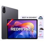 Redmi Pad 2, Active Pen Support, 27.94Cm(11″) Model, 2.5K Sharp & Clear Display, 4Gb, 128Gb, All Day & More 9000Mah Battery, Ai-Enabled, Dolby Atmos, Hyperos 2, Graphite Grey