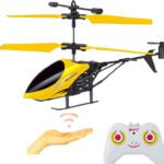 Sunzita Flying Helicopter With Remote Control Remote Helicopter Toy For Kids(Yellow)