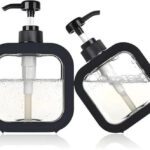 Treovia Multipurpose Refillable Liquid Soap Dispenser 300 Ml Liquid Dispenser(Black)