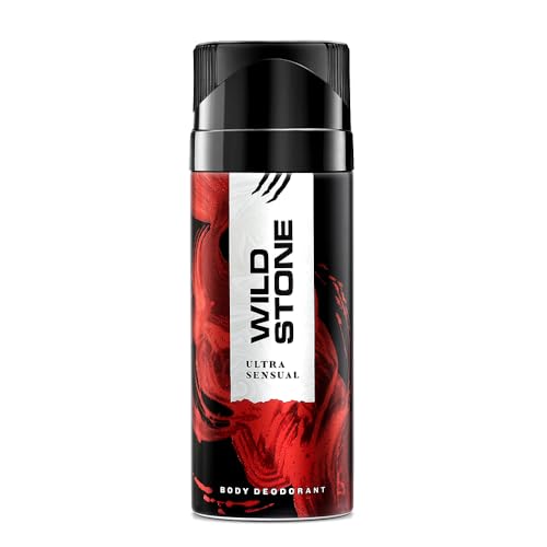 Wild Stone Ultra Sensual Long Lasting Body Deodorant Spray For Men, 225Ml