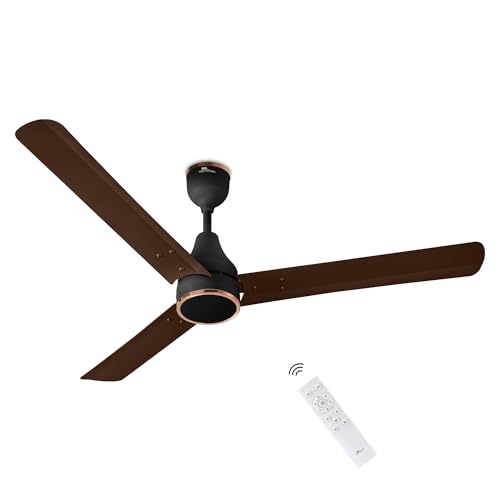 Rr Signature Neoair 1200Mm Bldc Ceiling Fan | 5-Star Bee Rated | Energy Saving Up To 60% | Remote Controlled | Low Power Consumption | High Air Delivery | 2-Year Warranty [Ale Brown]
